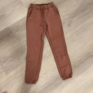 Cozy and cute brown/tan leggings by Abercrombie and Fitch. Size XS Girls
